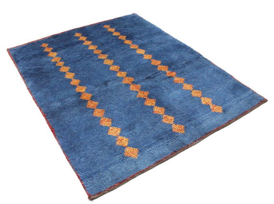 Image 1 of Original Perserteppich Gabbeh Ghashghai Orientteppich 193 cm x 153 cm Alt Natur