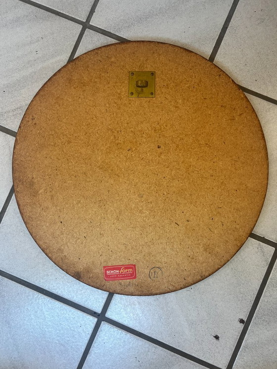 Image 1 of Specchio danese vintage in teak, rotondo, anni '70