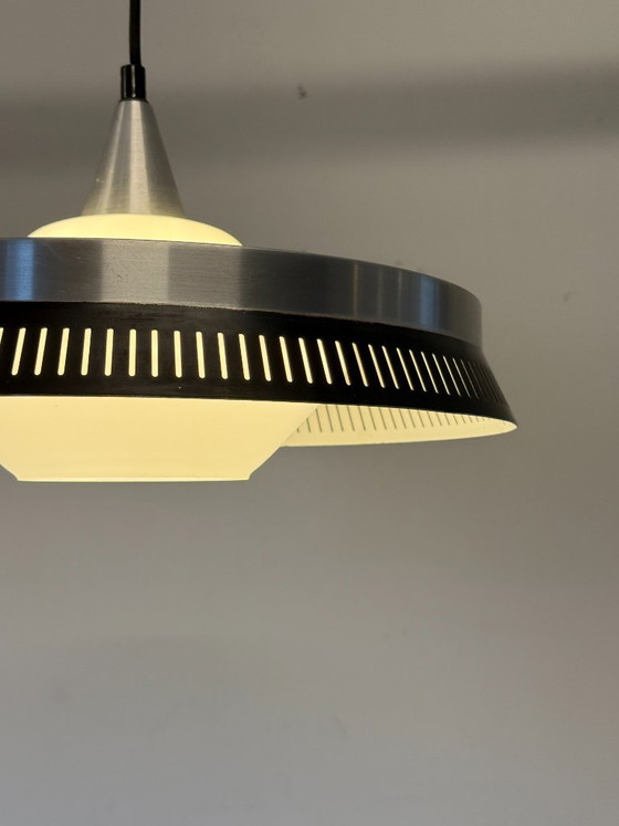 Bent Karlby Pendant lamp for LYFA – Denmark, 1960s – Glass, Metal (photo 4 of 10)