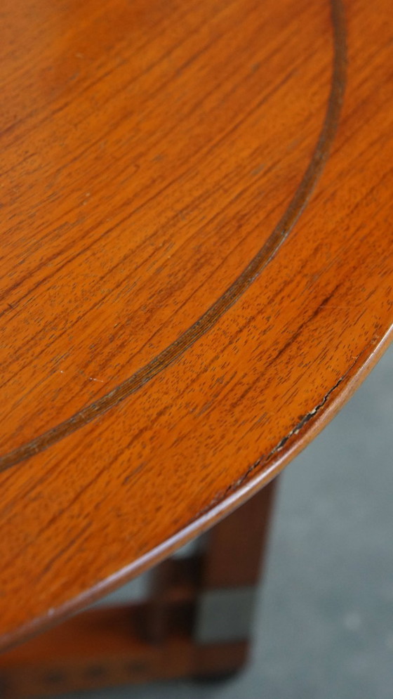 Image 1 of Mesa auxiliar/de centro redonda de diseño Art Déco Schuitema de la serie Decoforma