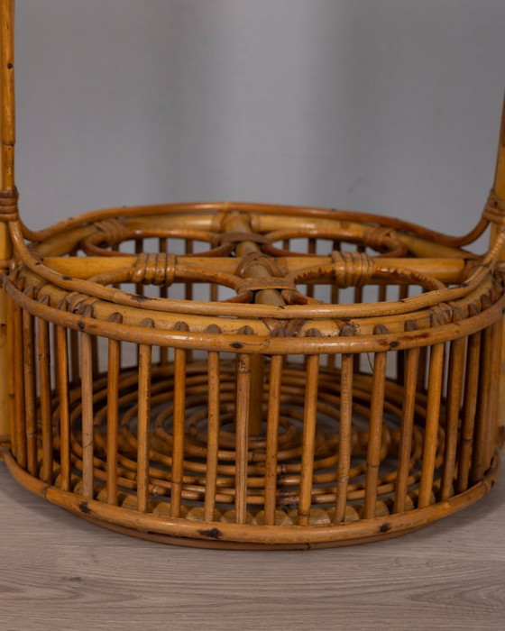 Vintage bamboe barmand, Italiaans design, jaren 60 – Drankenkasten, Bamboo (photo 5 of 10)