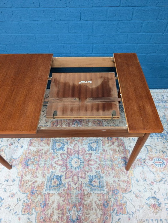 Image 1 of Table de salle à manger extensible vintage, années 1960