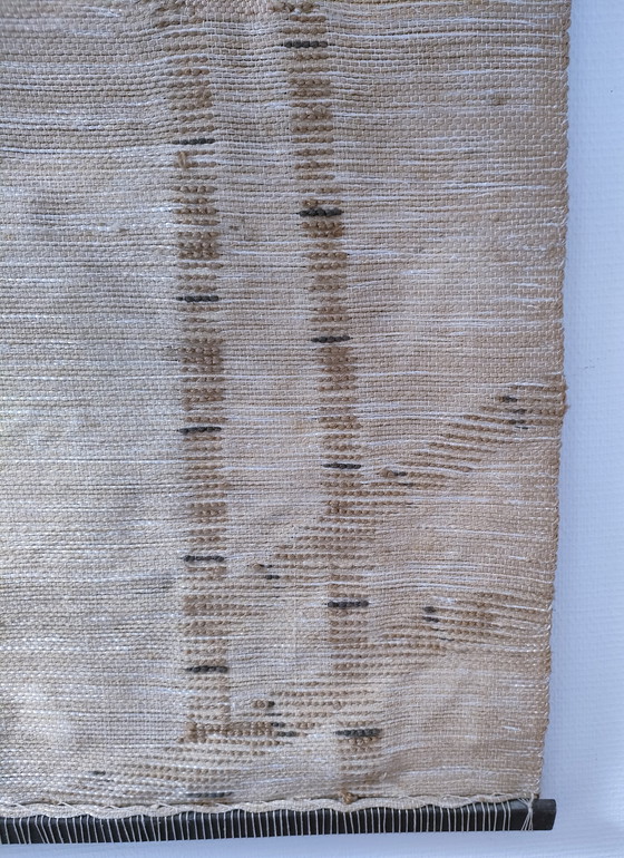 Image 1 of tapisserie oiseau feuillages estampillée années 70