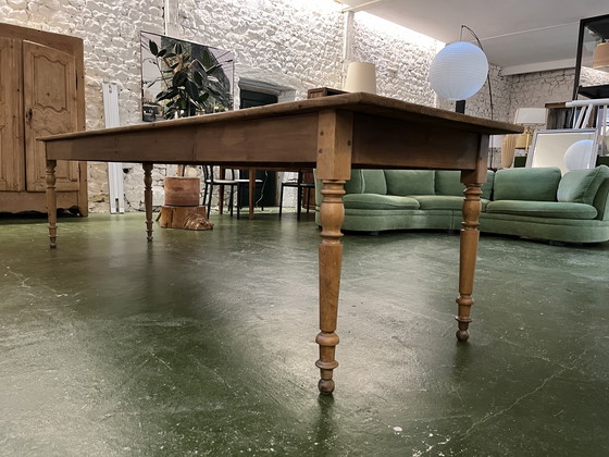 Image 1 of Tavolo da pranzo in pino da 3 metri