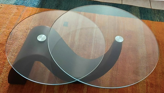 Image 1 of Modern coffee table in metal and glass