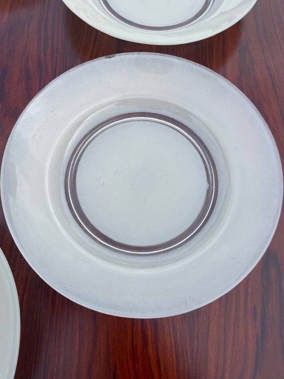 Image 1 of Mid-Century soepborden, van Duralex, Frankrijk, set van 6, jaren 60