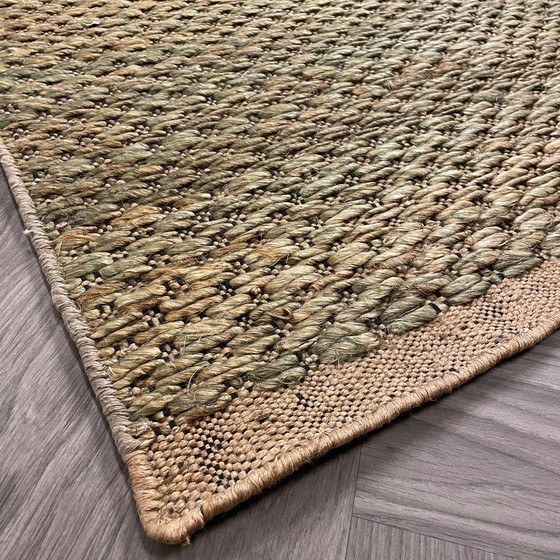 Image 1 of Brinker Carpets Jute Crowd rug - 160x230 forest green