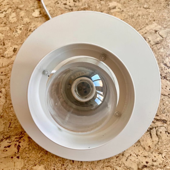 Two Vintage Louis Poulsen Albertslund Ceiling Lamps – Pendant lamps, Metal, Plastic (photo 4 of 7)