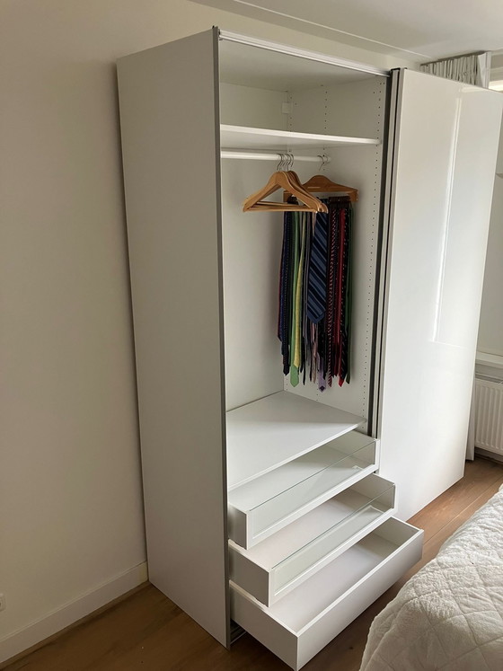 Image 1 of Beautiful IKEA PAX Wardrobe (200x236)  White 