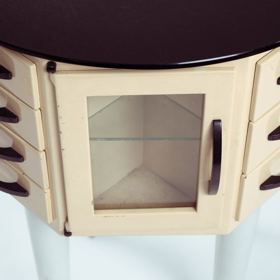 Image 1 of Industrial Turnable Dentist Cabinet, France 1950s