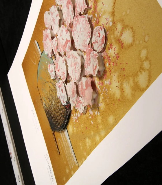 Image 1 of Schlote, Wilhelm - Rosarot - 3D construction - signed by hand