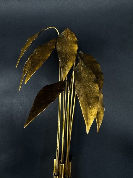 Image 1 of Coppia di appliques Maison Charles "Lauriers", 1960 circa