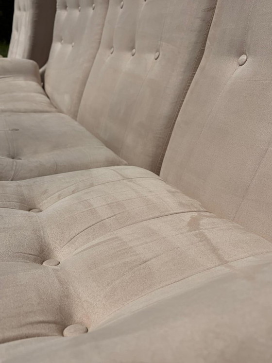 Atlantis Sitzgruppe, Space Age Polstersofa & Lounge-Sessel von Jitona, 1970er Jahre, Tschechoslowakei (photo 10 of 13)
