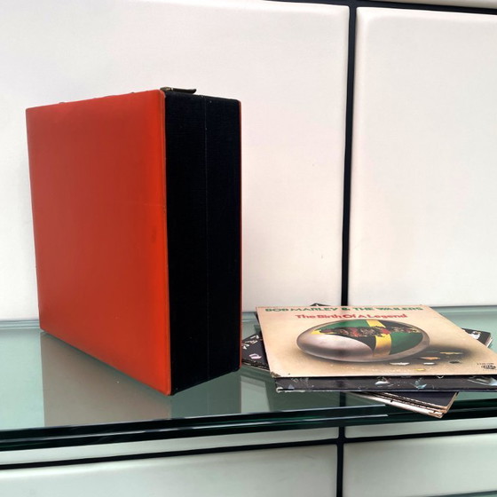 Image 1 of Bevon 70s Portable Record Case for 12-inch Vinyl LPs