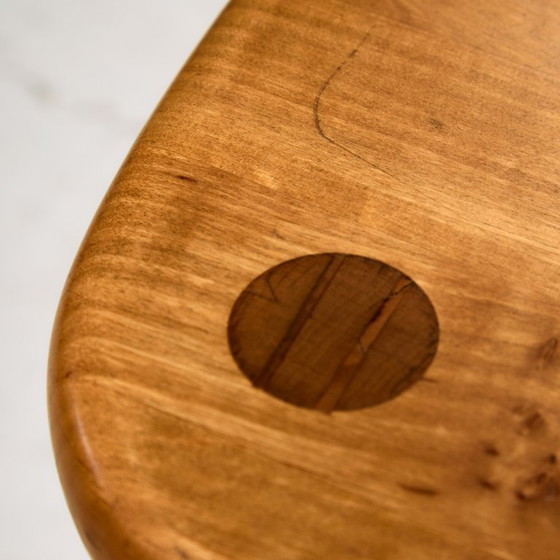 Image 1 of MK10590 Set da pranzo in legno di ontano di Erwin Berghammer per Team 7, Set di 7