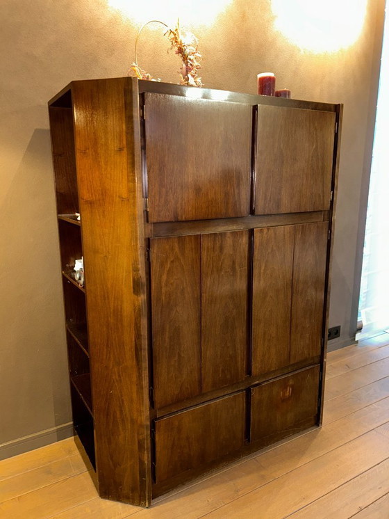 Image 1 of Beautiful cabinet in solid walnut, custom made