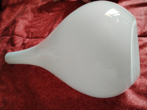 Beautiful green and white vase