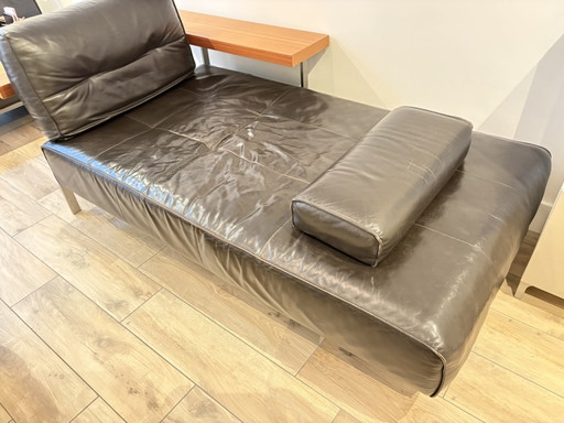 Rolf Benz Modulair Leren Bankstel Met Houten Plateaus En Tafels Aan – modulaire banken, Calfskin, Leather (photo 2 of 5)
