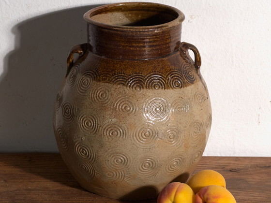 Antico vaso cinese in gres smaltato – Cina, circa 1900 – Vasi, Rustic (photo 2 of 40)