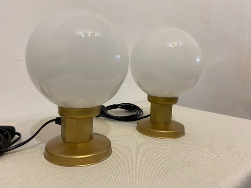 Coppia di lampade da comodino vintage KOZOLE, Jugoslavia, anni '70