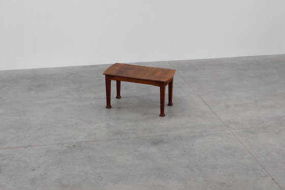 Image 1 of Mesa de comedor Art Déco de roble con friso tallado, Francia años 20