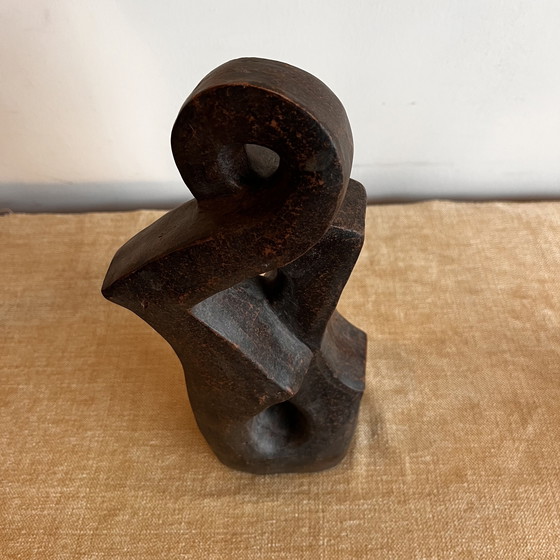 Image 1 of Abstract Ceramic sculpture THOM 80s Vintage