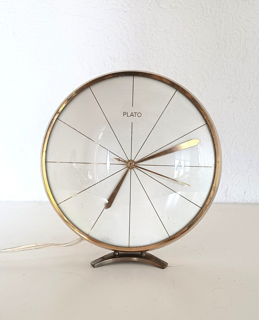 Plato Fifties Table Clock Electric