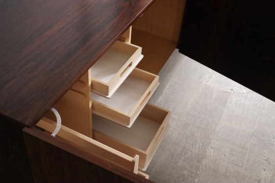 Image 1 of B40 dressoir in palissanderhout, ontworpen door Dieter Waeckerlin voor Behr, Duitsland, 1965.