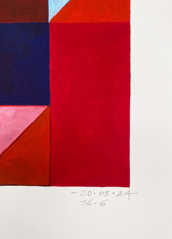Geometric Composition 16-6 – Paintings & Drawings, Paper (photo 5 of 6)