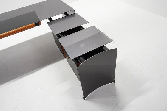 Image 1 of Escritorio ejecutivo modelo «Arcada» de Paolo Piva para B&amp;B, Italia, década de 1980