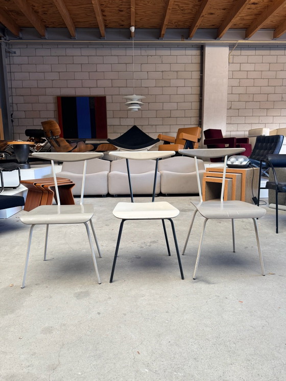 Auping Dressboy chair, Wim Rietveld (stock: 3), Chairs and lounge chairs, Metal, Wood, Black (photo 13 of 15)