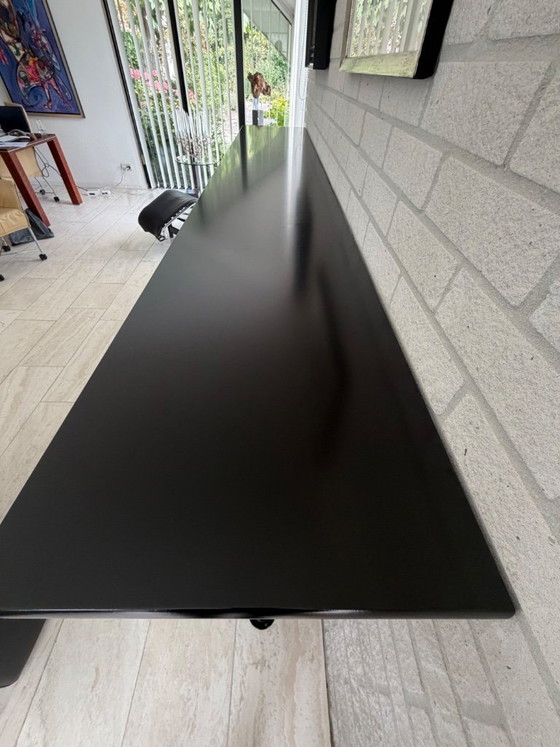 Pastoe console table with storage, black, Metal, Modern (photo 3 of 7)