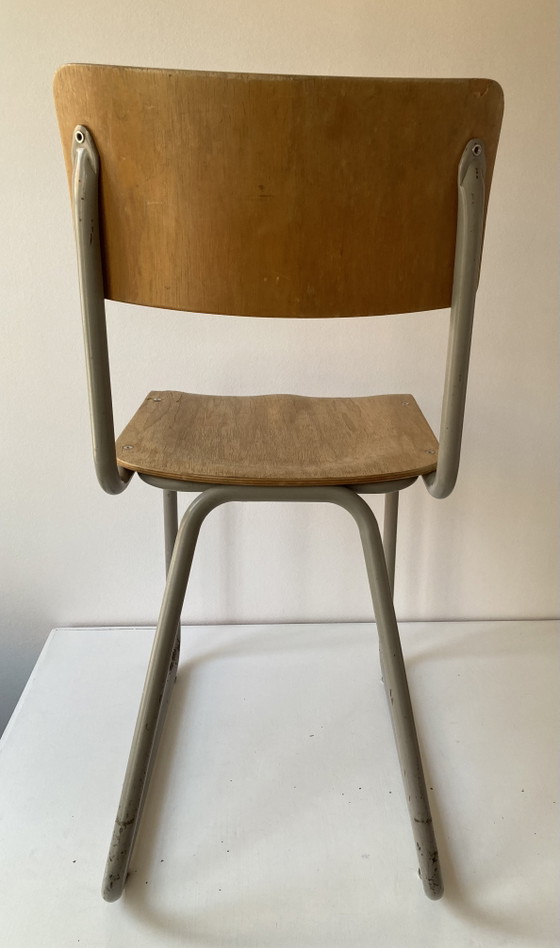 Chaise Gispen – Chaises de salle à manger, Wood, Metal (photo 5 of 5)