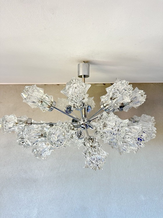 Vintage Richard Essig Spoetnik Lamp – Hanglampen, Glass, Metal (photo 5 of 18)