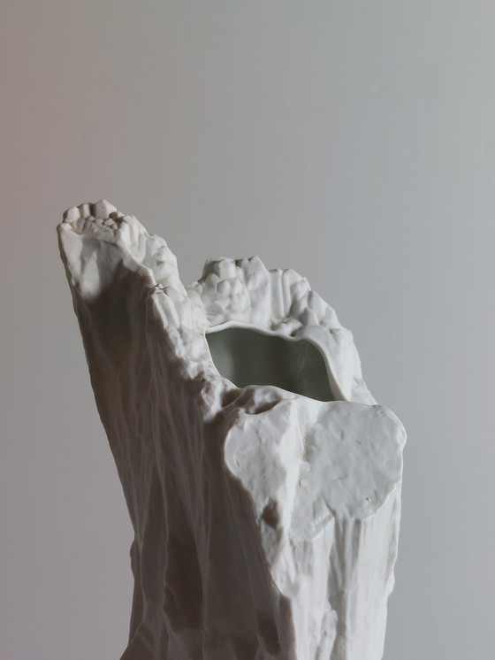 Image 1 of Vintage mid century Hutschenreuther Felsdekor Biskuitporzellan Vase 