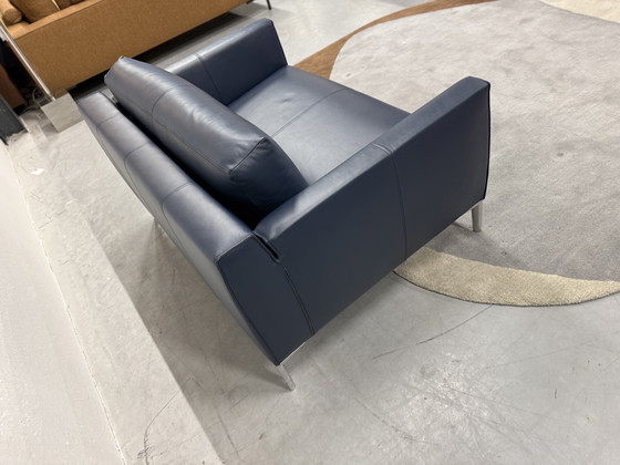 Image 1 of Design on Stock Heelz Loveseat Blauw leer 130