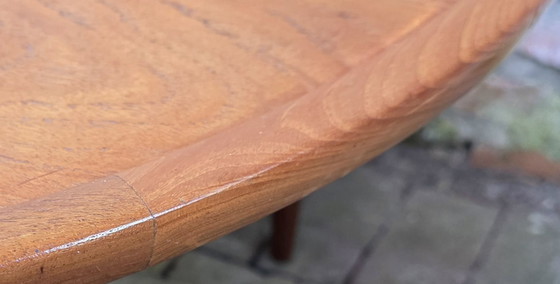 Vintage Coffee table. Scandinavian design. 1960s, Wood, Brown (photo 7 of 8)