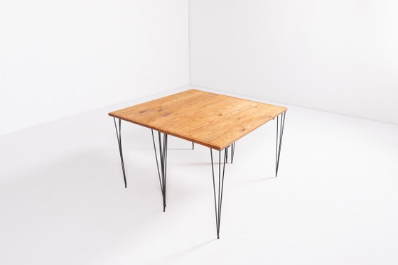 Image 1 of Vintage Scandinavisch design, paar architectonische tafels