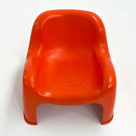 Image 1 of Oranje Toga stoel van Sergio Mazza voor Artemide, jaren 60