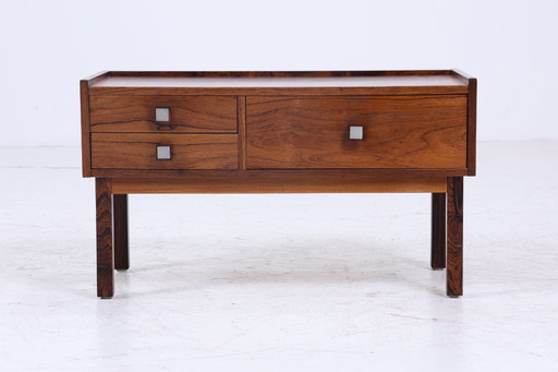 Beautiful Vintage Drawer Chest | Mid - Century Drawer Bedside Table | Retro 60s Rosewood Storage #07-66