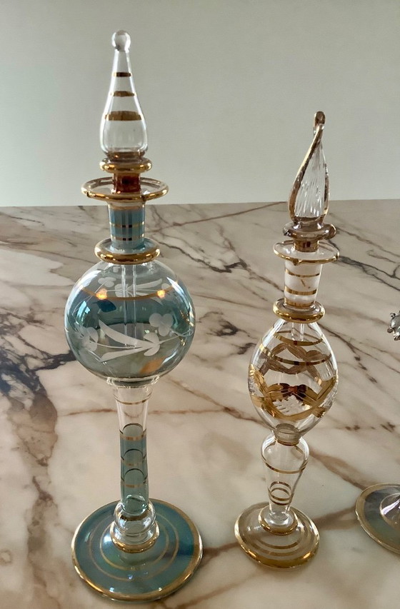 Image 1 of Flacons de parfum vintage, lot de 5.