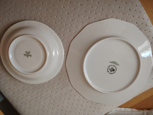 Rosenthal classic rose Maria white coffee / tea service, 5x place settings