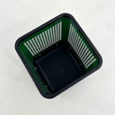 Cestino verde perforato di Neolt, anni '80
