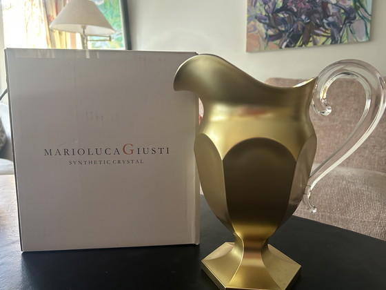 Image 1 of Waterkan & Karaf MariolucaGiusti Goud, Italiaans Design