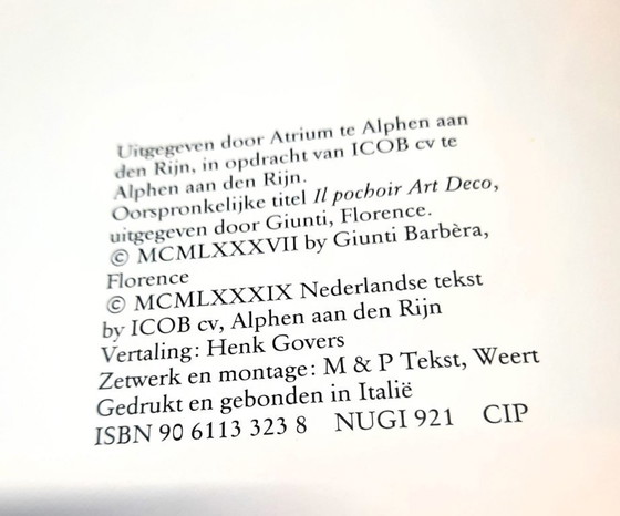 Image 1 of (W032) Art Deco in Prent - Giuliano Ercoli | Pochoir Prentkunst & Modeplaten Jaren 20 (1989) Hardcover met Stofomslag