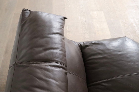 Image 1 of Le bambole chaise longue in pelle marrone di Mario Bellini per B&amp;B Italia, 1972