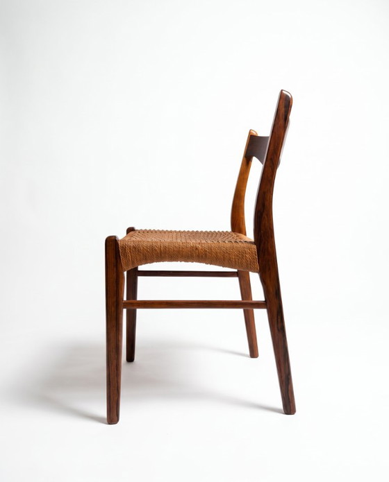 Lot de 8 chaises - A. Wahl Iversen - Glyngøre Stolefabrik - 1960 – Chaises de salle à manger, Wood (photo 4 of 6)