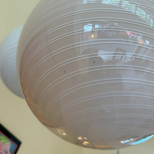 Roze Murano Hanglamp, Jaren 70