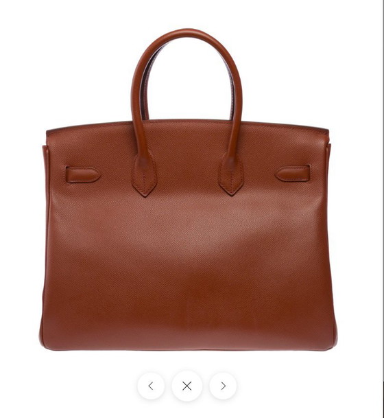 Image 1 of Borsa HERMES Birkin 35 in cuoio marrone - 103214