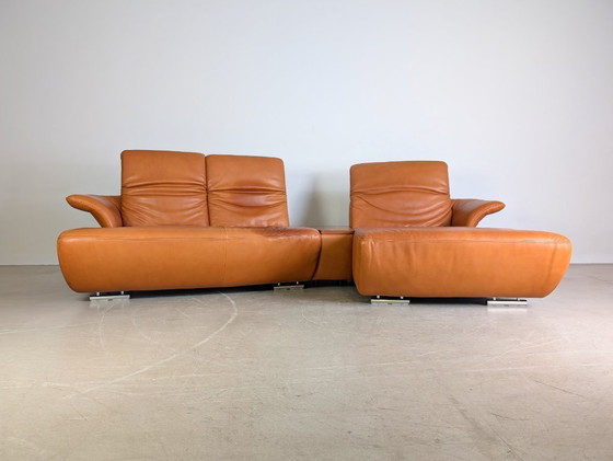 Image 1 of Original Koinor Avanti Sofa Couch aniline leather cognac design